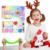 Slime Advent Calendar 2025 Christmas Advent Calendar DIY Slime Making Kit Xmas Countdown Calendar Toys for Girls and Boys