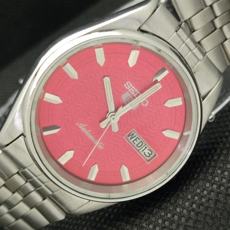 Б/У винтажные часы SEIKO 5 AUTOMATIC 6309A JAPAN MENS D/D RED 621e-a415947-2