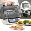 Toaster Dust Cover with Storage Pockets for Small Kitchen Appliance Fitments Washable Toaster Cover Clear Bread Machine Cover