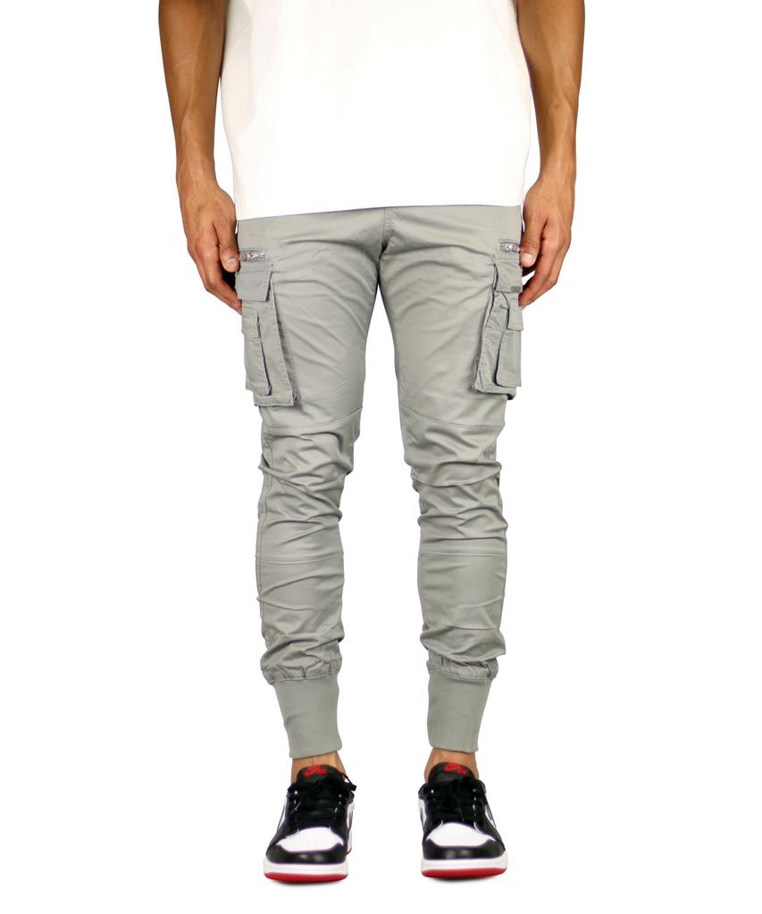 Haipeodenim Серые легкие брюки-карго