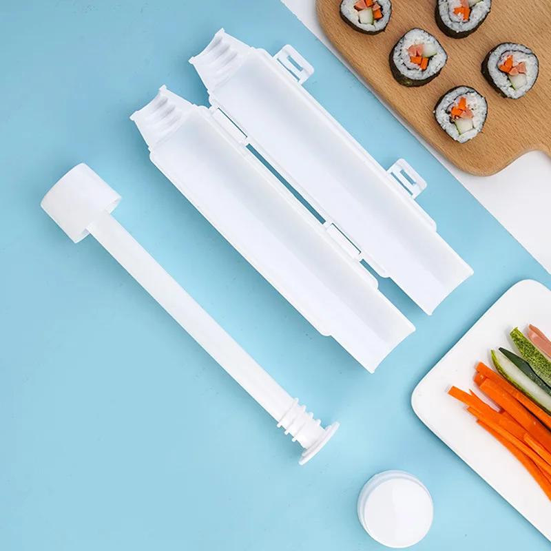 Быстрый суши-мейкер DIY Ролик Форма для риса Мясная овощная формочка для роллов Устройство для суши Машина для изготовления Бенто Кухонные гаджеты Новое