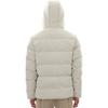 Anta Solid Color Logo Print Zip-Up Hooded Down Jacket Men Outerwear Gray 952247950-1