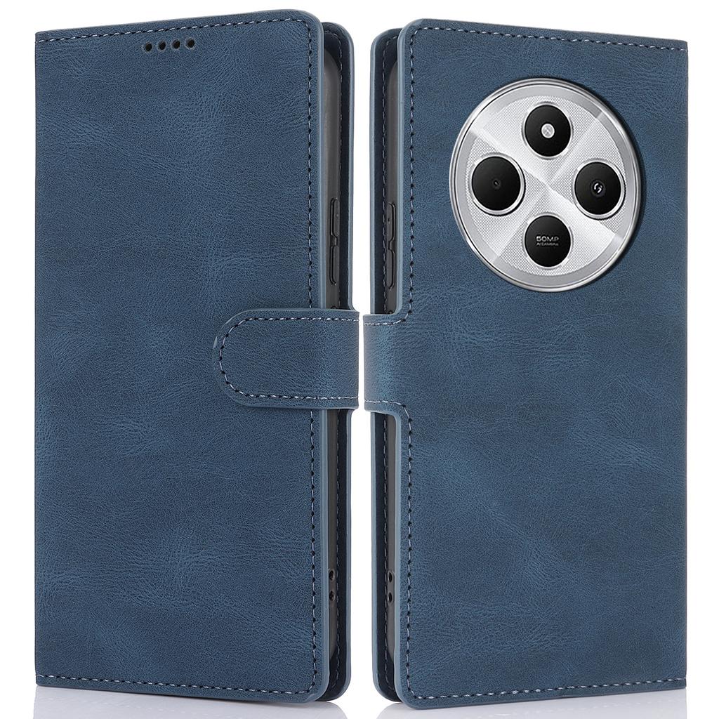 Чехол для Xiaomi Poco C75 4G/Redmi 14R 5G/14C 4G из ПУ кожи, чехол для телефона с кошельком, подставкой, окошком