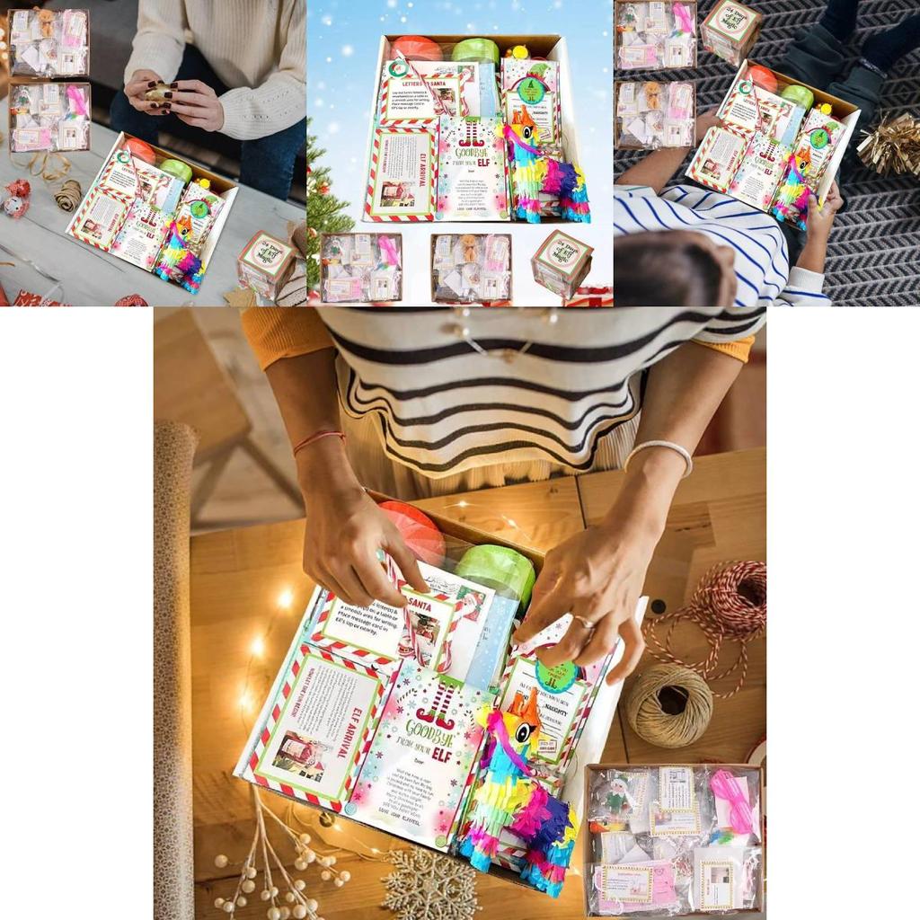 Delightful 2024elf Kit Featuring 24 Days Of Christmas Adorable Diy Decoration Pieces