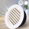 Exterior Wall Air Vent Grille Plastic Round Air Exhaust Vent Grille Ducting