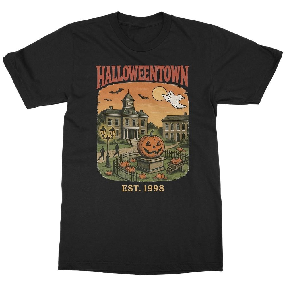 Vintage Halloweentown - Funny Spooky Scene Est. 1998 Unisex T-Shirt Unisex T-Shirt