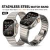 Titanium Color Band for Apple Watch Ultra 2 S10 9 8 7 SE Loop for iWatch 49mm 46mm 45mm 41mm 42mm 44mm 38mm 40mm Stainless Steel Bracelet