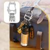 Металлический брелок из нержавеющей стали, держатель для автомобиля, дом, другие ключи, стойка для ключей
