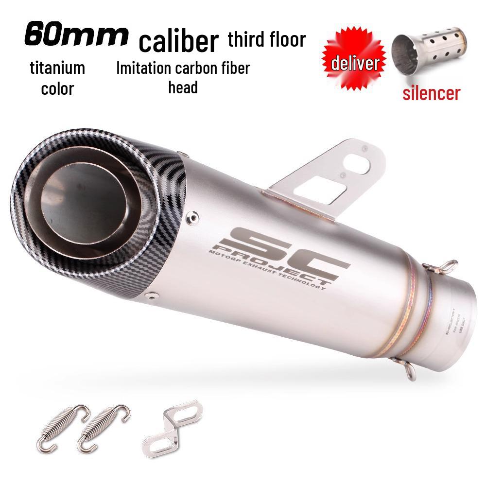 Выхлопная труба мотоцикла Ninja Z250/300/400 MT0709 R25/R3/R6 SC двух/трехслойная