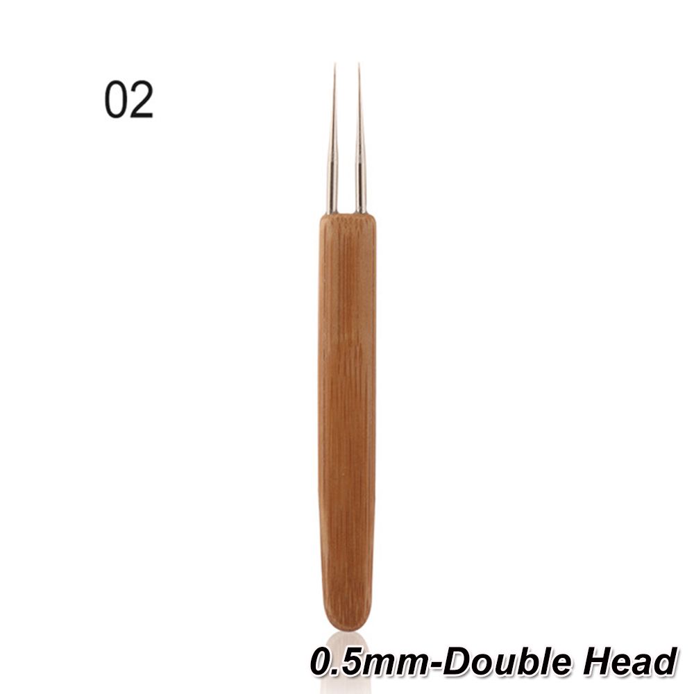 Handle One/Doube/Triple Head for Making Dreadlock Braid Maintenance Knitting Hooks Crochet Needle