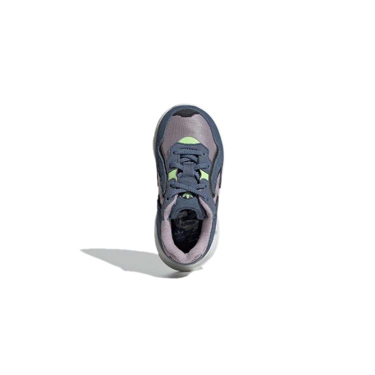 adidas Оригинальные Yung 96 Chasm El I Дышащие Низкие Детские Кроссовки Серые Для Младенцев и Малышей EE7563