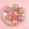 Soft Rainbow Bead Stress Ball TPR Sensory Fidget Ball New Squishy Stress Ball  Kids Adults