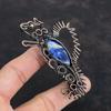 Sodalite Pendant Copper Wire Wrapped Pendant Gemstone Copper Jewelry Rabbit Pendant Handmade Pendant Wire Wrapped Jewelry Anniversary Gifts