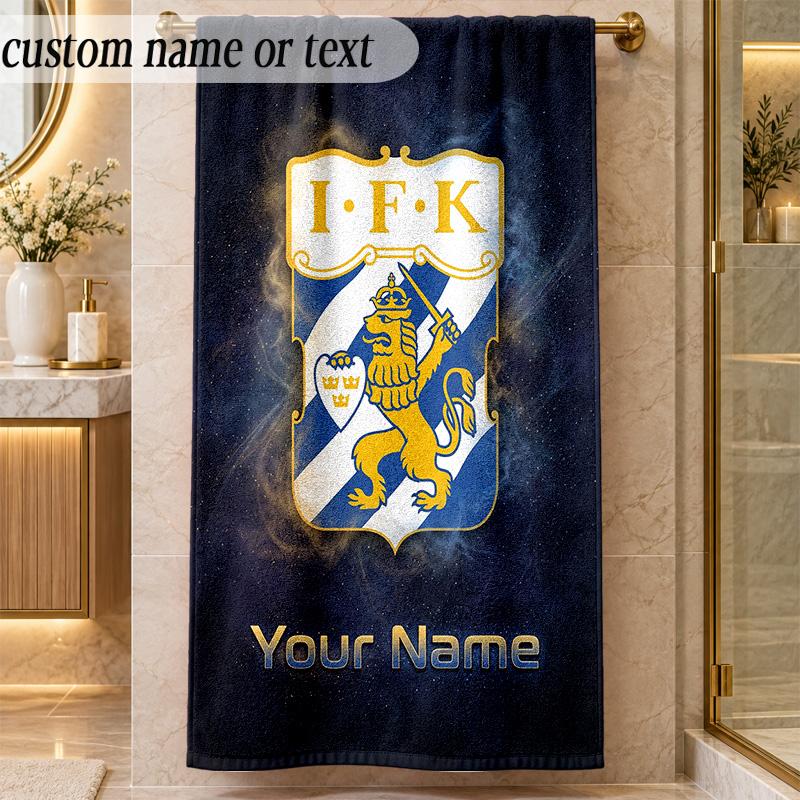 Beach Towelifk göteborg Custom Name Text Personalized Soft Towel for Beach Pool Indoor Home Decor Gift