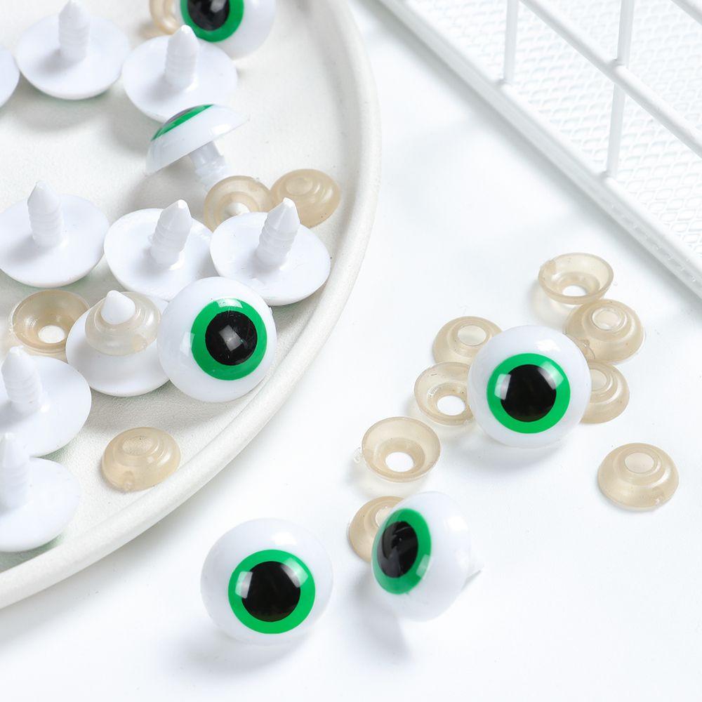 12мм~30мм Безопасные Аксессуары для Игрушек Животных Пластиковые Глаза Кукольные Глаза Рукоделие Лягушачьи Глаза Глазное Яблоко