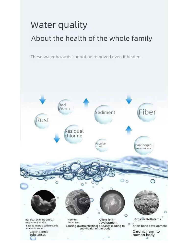 Ультрафильтрационный очиститель воды из нержавеющей стали 304 для кухонного крана