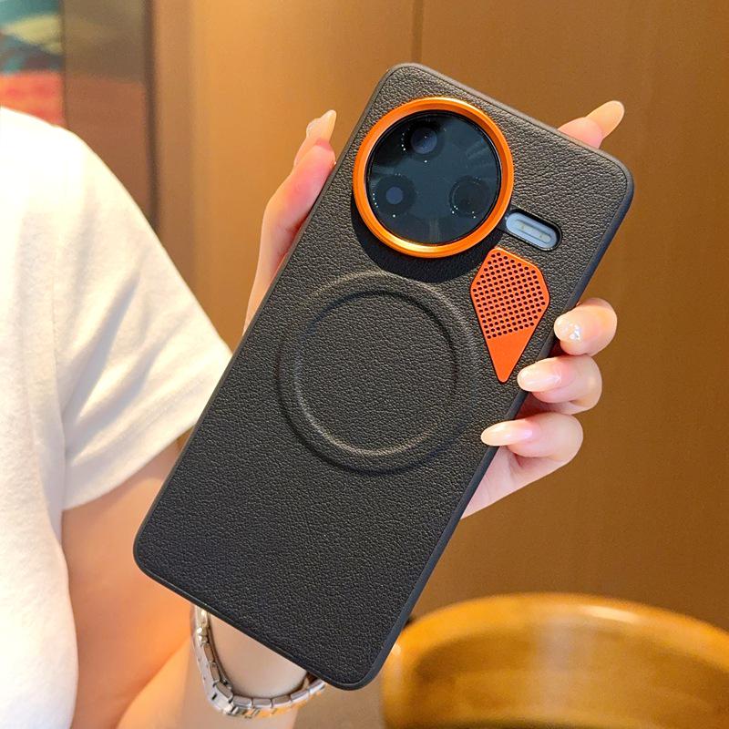Redmi K80/K80 Pro Система охлаждения и Магнитный чехол, Poco F7 Pro Золотая Броня Защитный чехол