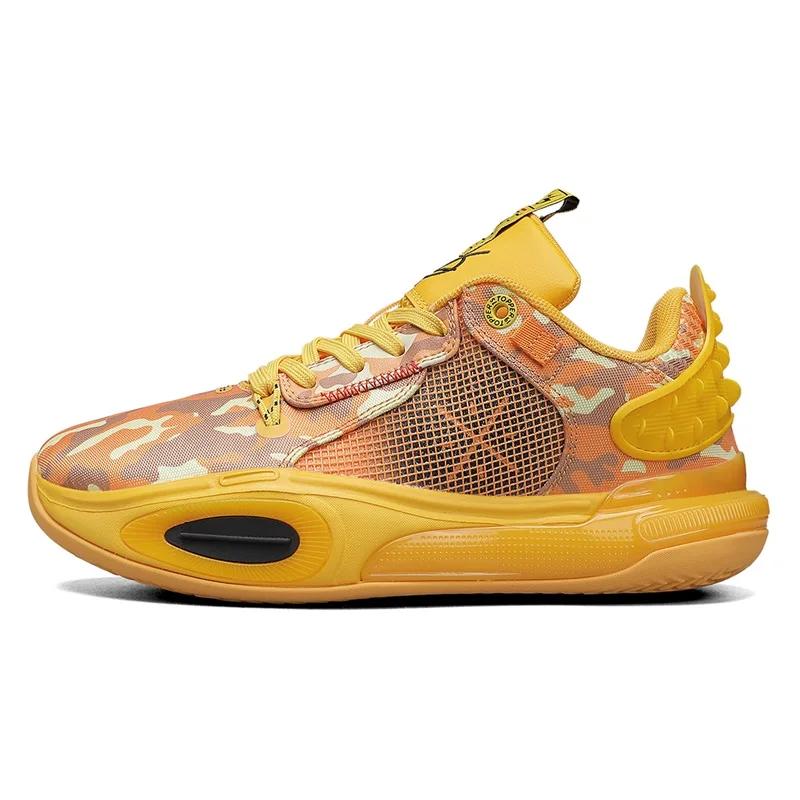 Мужские новые баскетбольные кроссовки, нескользящие, удобные, спортивные, профессиональные, дышащие, амортизированные, высококачественные баскетбольные ботинки