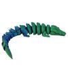 3D Printed Crocodile Toy Articulated Crocodile Ornament with Moveable Joints Anxiety Relief