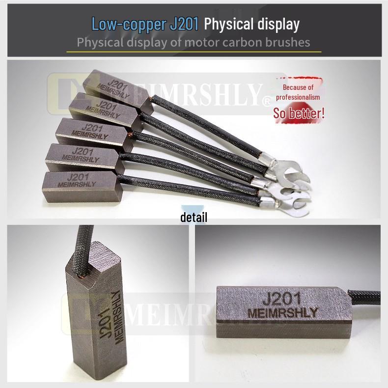 J164 DC Creasing & Die-Cutting Machine Carbon Brush, Premium Graphite, 12.5*12.5*50mm