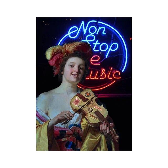 Жемчужная девушка лежит в ванне, холст, картина, забавные селфи, женские постеры для бара, кафе, клубной комнаты, современные декоративные фотографии для дома без рамки