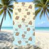 Cute Cartoon Printed Microfiber Beach Towel Quick Dry Bath Towel For Adults Kids Swimming