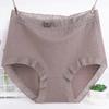 Women's Plus Size High Waisted Lace Middle Aged Mom Panties