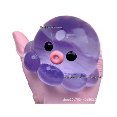 Осьминог Хрустальный Шар DIY Пузырькодуй Игрушка для Снятия Стресса - Медленный Отскок и Выпуск Злости