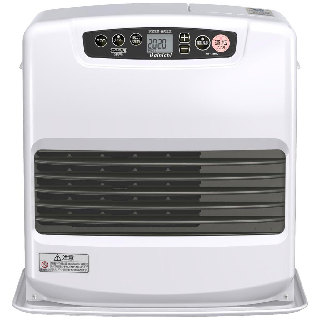 Масляный вентилятор Dainichi до 11 до 15 NC Type Moon White (Деревянные татами/Бетонные татами) FW-4224NC-W
