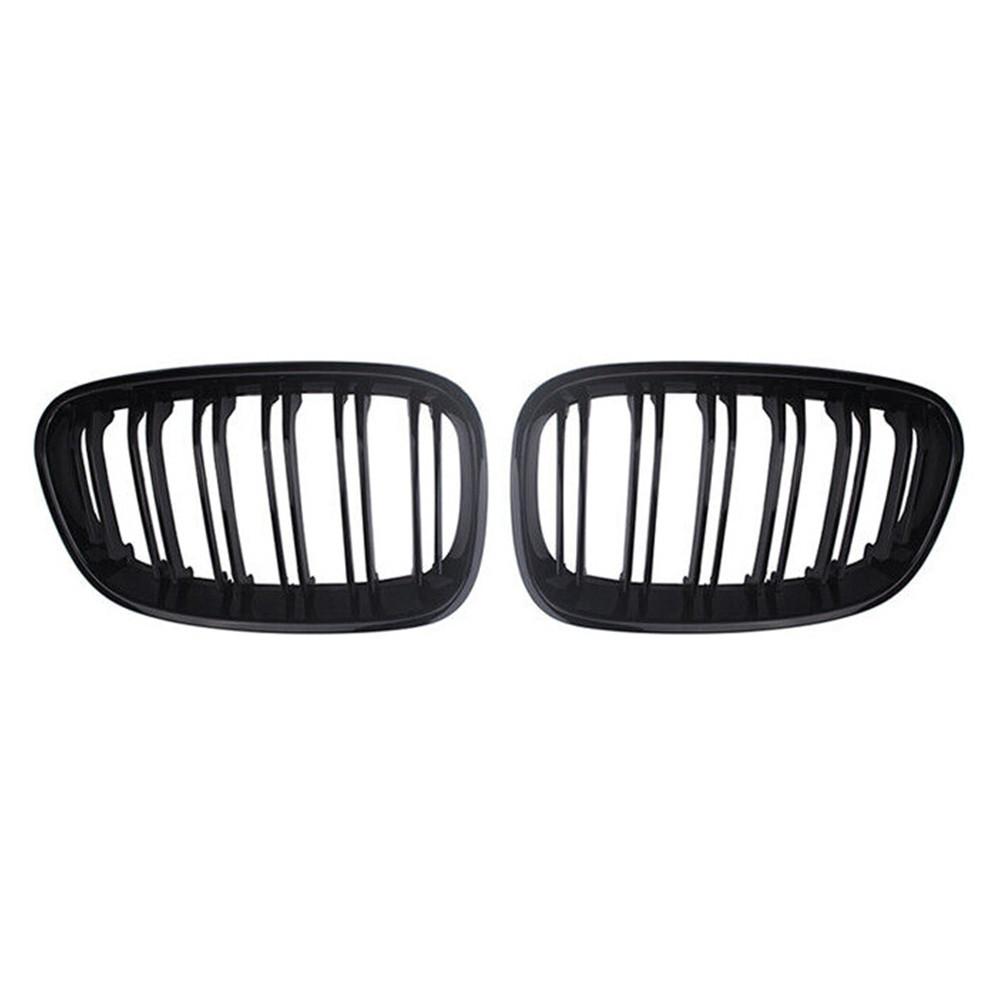 For BMW 1 Series F20 F21 2011-2014 Single/Double/Diamond Style Front Bumper Racing Grille Kidney Mesh Grill Car Replacement