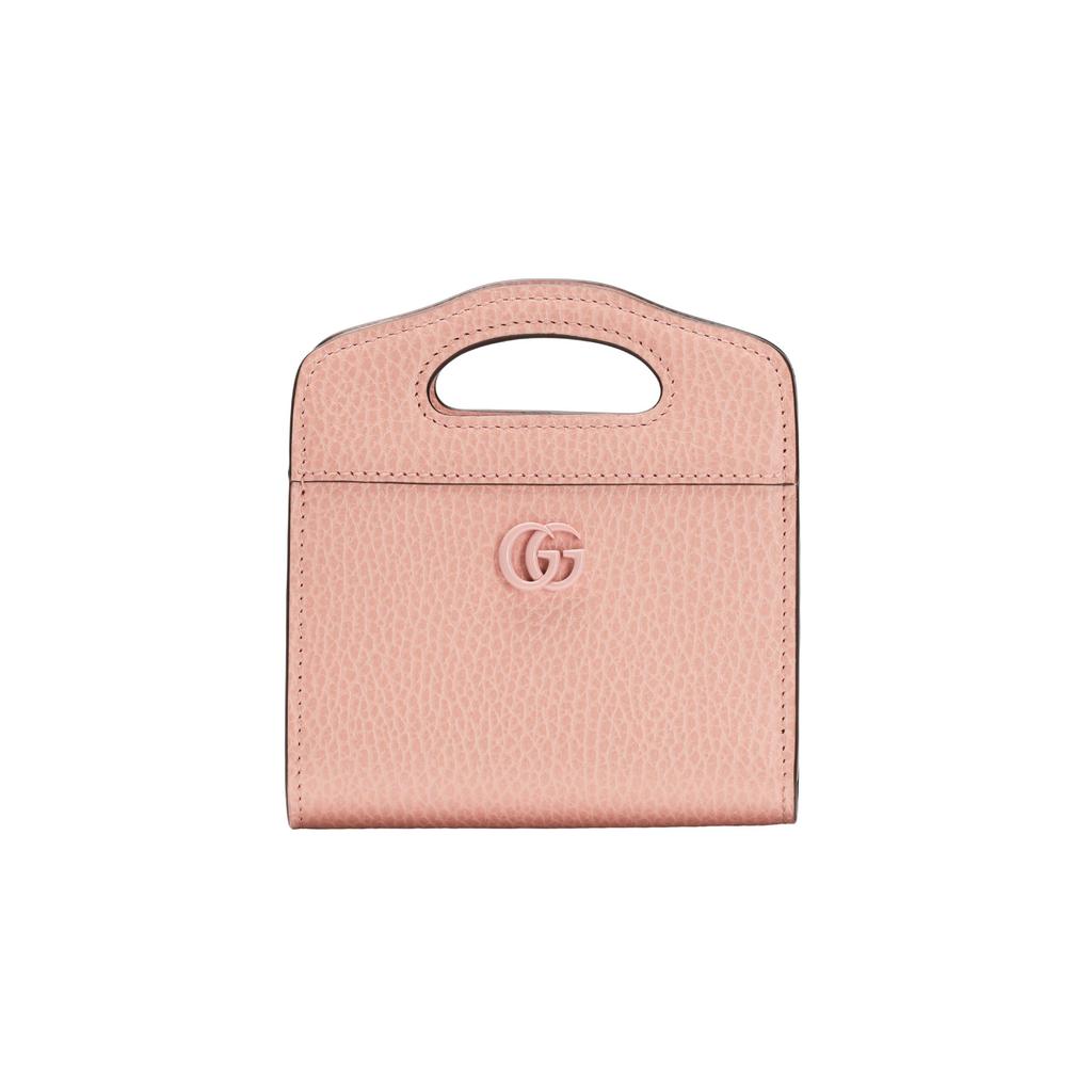 Gucci Мини Сумка на Верхнюю Ручку с Цепочкой GG Розовая Кожа Ежедневное Использование 701074-17WFF-5909