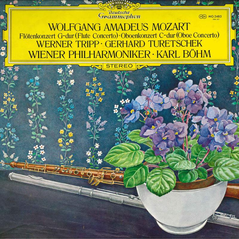LP Record WERNER TRIPP, GERHARD TURETSCHEK, K - Mozart: Flute Concerto No. 1, Oboe  MG2485 DEUTSCHE GRAMMO 1974 Japan Classical Used