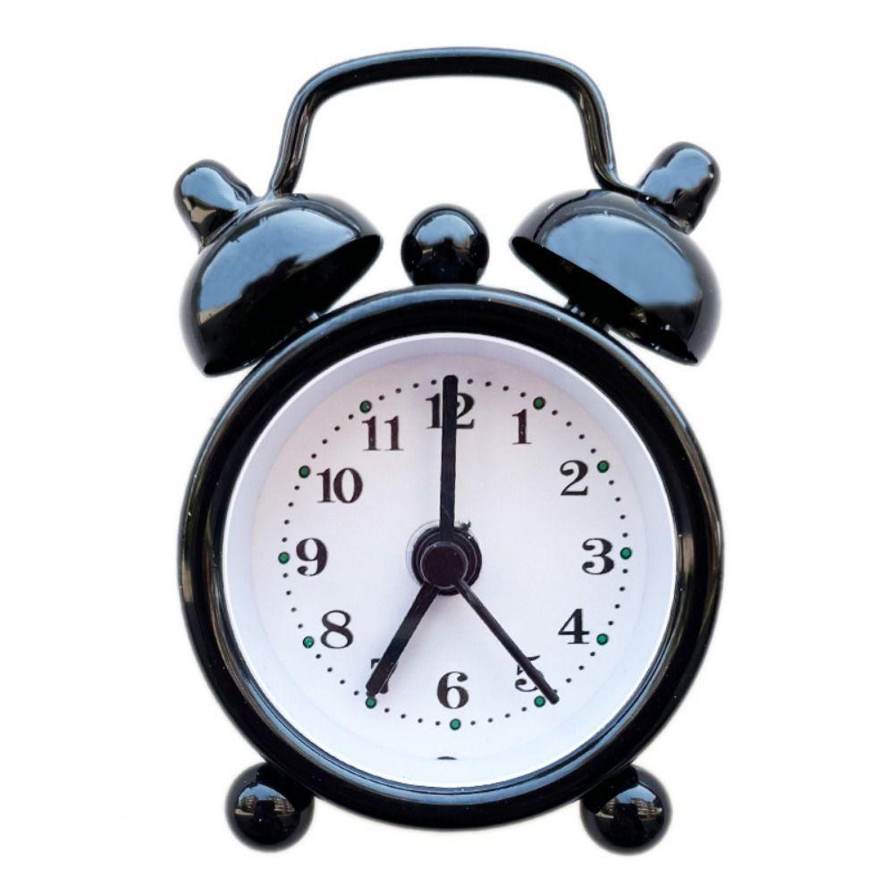 Silent Mini Alarm Clock Classic Small Table Clock Creative Bedside Alarm Clock Desktop