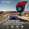 2K Автомобильный видеорегистратор Видеорегистратор для автомобилей WIFI Передняя камера Ночное видение Черный ящик Круглосуточный мониторинг парковки Автомобильные аксессуары