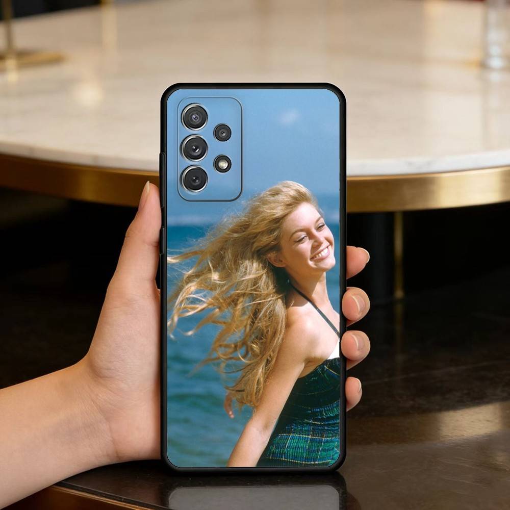 Hot B-Brigitte B-Bardot Soft Silicone Black Cover Phone Case For Samsung Galaxy A73,A72,A71,A70,A53,A52,A51