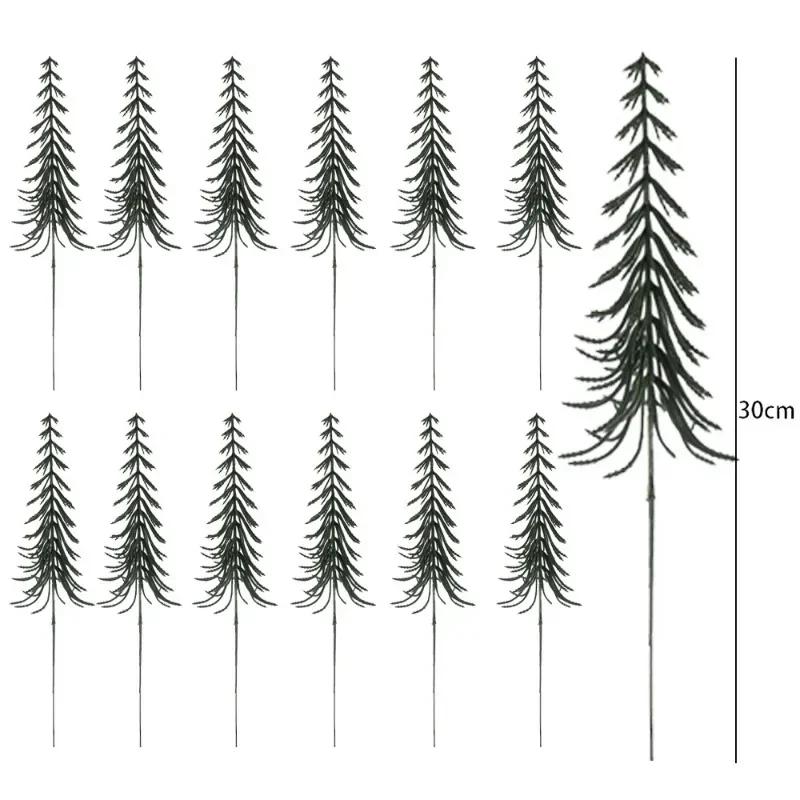 Оптовая продажа искусственных зеленых золотых сосновых листьев, рождественских елок, украшений для дома, комнаты, новогодних подарков 2025, рождественских гирлянд, аксессуаров