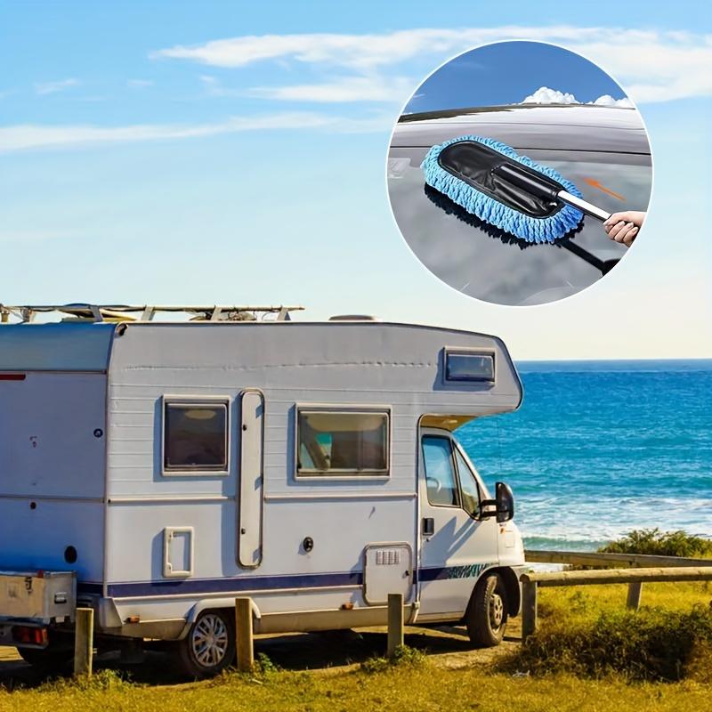 Flat Car Wash Mop Does Not Hurt The Car Special Car Wash Cleaning Brush Retractable Household Car Dealership Cleaning Tool