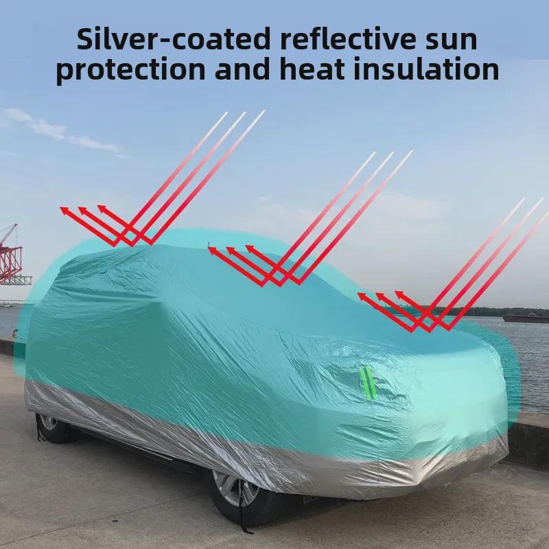 Чехол для автомобиля Changan: Автоматическая дистанционно управляемая защита от дождя, снега и солнца (Подходит для CS75, CS55, Yidong XT, Yuexiang)