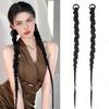 2pcs Ponytail With Elastic Hair Ties Synthetic Long Braided Ponytail Hair Extensions Elegant For Women Daily Use Hair Accessories