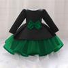 Toddler Bow Halloween Baby Party Dress Elegant 1-2 Years Birthday Princess Dresses for Kids Christmas Prom Girl Clothes Vestidos