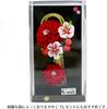 hair accessory set for and formal Tsumami Zaiku Flower Two-piece furisode, coming-of-age ceremonies, graduations, occasions. wk-095 (Red)