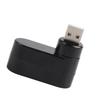 USB Hubs Ports USB 2.0 Mini Rotate Splitter Adapter Hub for PC Notebook Laptop Black