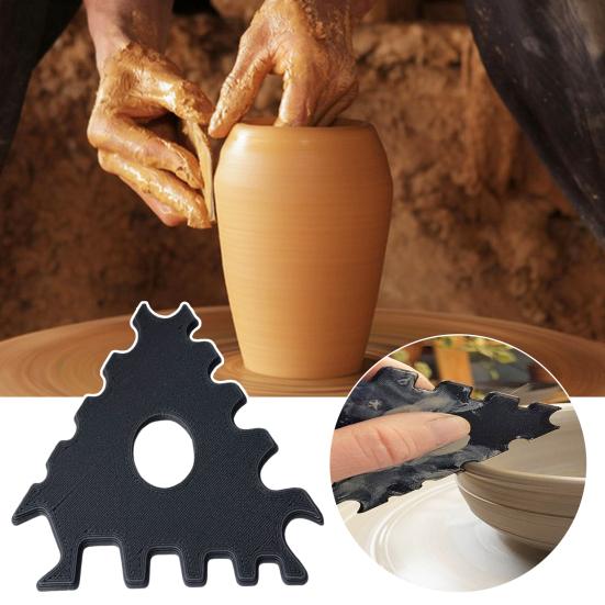 Pottery Rib Ceramics Trimming Tools Portable Multipurpose Clay Forming Sculpting Tool DIY Smoothing Clay Texture Rib Trim Tools