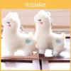 Cute Cartoon Alpaca Plush Toy Mini Fluffy Lamb Doll Keychain For Bags