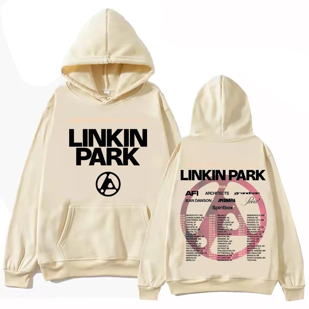 Худи Linkin Park From Zero World Tour 2025 Харадзюку Хип-хоп Пуловер Топы Толстовка Подарок Y2k Короткий рукав Классический