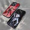 G-Genshin Impact Арлекино Чехол для телефона для iPhone 16,15,14,13,12,11,Pro,XS,Max,Plus,Mini,SE Черный Конфетный Матовый Ударопрочный Чехол