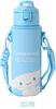 Sanrio Cinnamoroll Cinnamon Stainless Steel Water Bottle, Direct Drinking, Sports Bottle, One-Touch Bottle, Insulated, 470ml, with Cover, Set