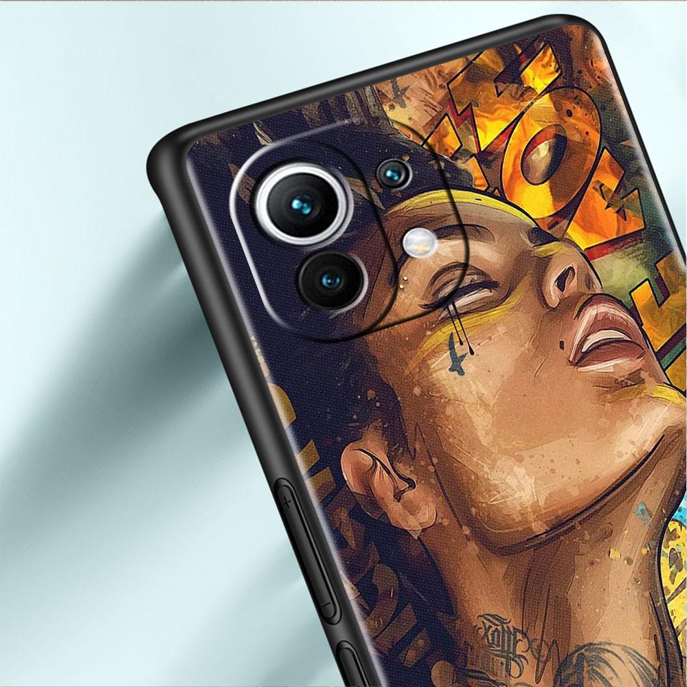 Sexy Tattoo Girl Funda Case For Xiaomi Mi 11 Lite 5G NE 11T Pro 10T 9T Note 10 12 12X 12S Ultra Soft Silicone Shell Phone Cover