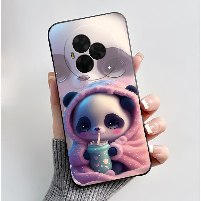 Новый Мягкий Черный Чехол для TCL NxtPaper 60 Ultra Зеленый с Рисунком Мультяшного Кролика Ударопрочный Чехол для TCL Ion X/TCL Ion V
