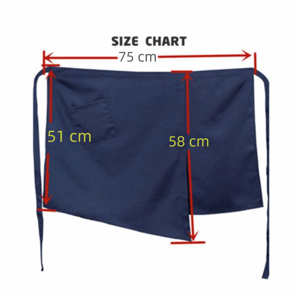 Multi-function Half Apron Tie Back Chef Apron New Restaurant Apron  Kitchen Use